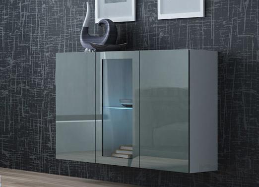 Комод CAMA VIGO Сірий матовий/білий глянець, фото 1