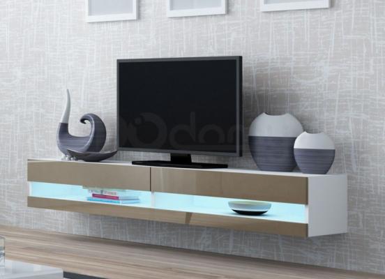 Тумба ТВ CAMA VIGO NEW білий матовий/Лате глянець, фото 1