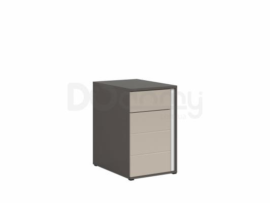 Комод BRW GRAPHIC S343 KOM1D1SL/A-SZW/PP Серый вольфрам/Серый, фото 2