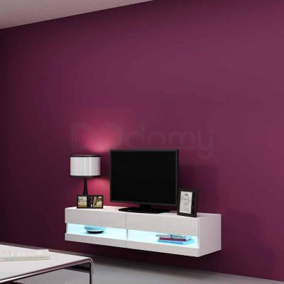 Тумба ТВ CAMA 140 VIGO NEW Белый матовый / Белый глянец, фото 1