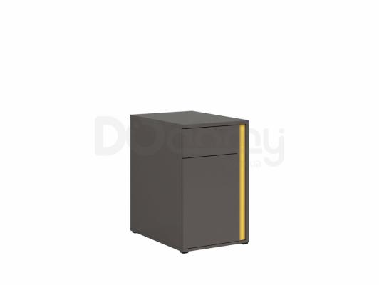 Комод BRW GRAPHIC S343 KOM1D1SL/C-SZW Сірий вольфрам, фото 4