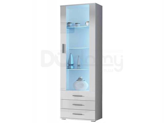 Витрина высокая CAMA SOHO Белый матовый / Белый глянец, фото 1