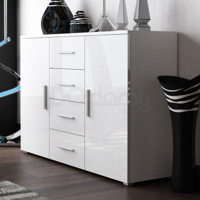 Комод CAMA UNI SOHO білий матовий/білий глянець, фото 1