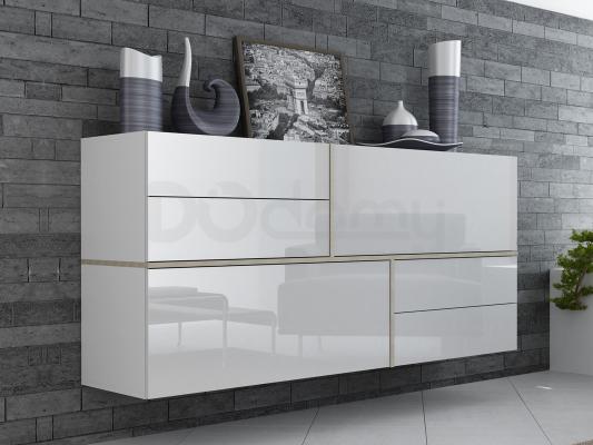 Комод CAMA GOYA Белый / Дуб Сонома, фото 1