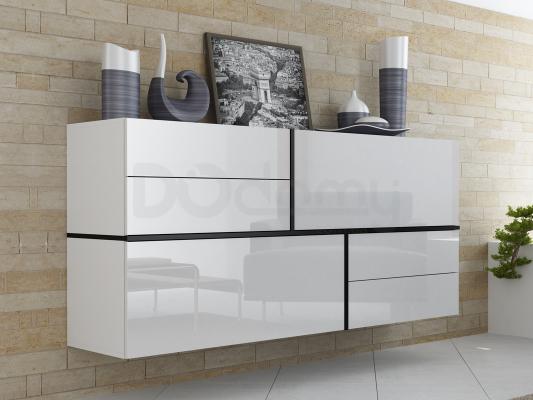 Комод CAMA GOYA Белый / Черный матовый, фото 2