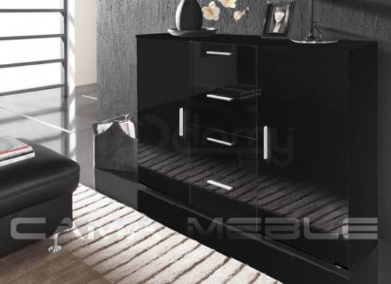 Комод CAMA Uni Черный матовый / Черный глянец, фото 1