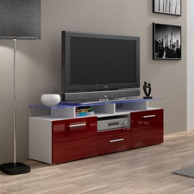 Тумба ТВ CAMA EVORA MINI білий матовий/Бордо глянець, фото 1