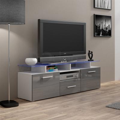 Тумба ТВ CAMA EVORA MINI білий матовий/Сірий глянець, фото 1