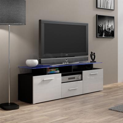 Тумба ТВ CAMA EVORA MINI Черный матовый / Белый глянец, фото 1