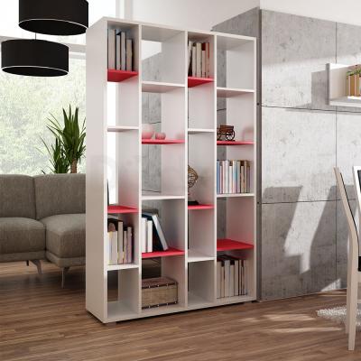 Стелаж CAMA DOCO білий/Малиновий, фото 1