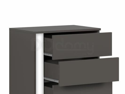 Комод BRW GRAPHIC S343 KOM5SP/C-SZW Сірий вольфрам, фото 2