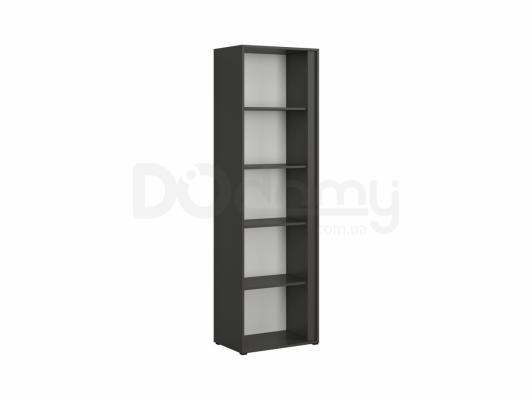 Книжный шкаф BRW GRAPHIC S343 REG/57L-SZW Серый вольфрам, фото 4