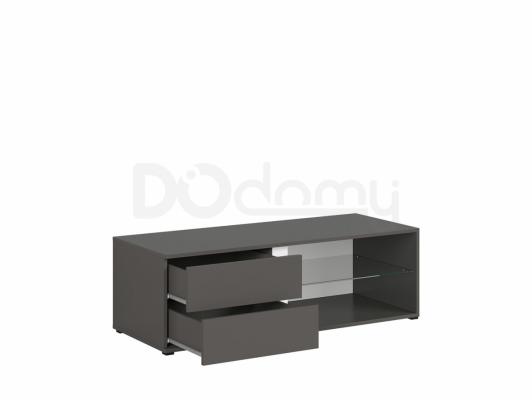 Тумба под телевизор BRW GRAPHIC S343 RTV2S/120/C-SZW Серый вольфрам, фото 1