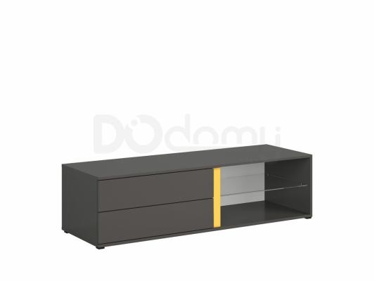 Тумба под телевизор BRW GRAPHIC S343 RTV2S/142/C-SZW Серый вольфрам, фото 3