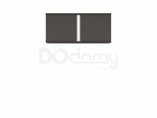 Шафа навісна BRW GRAPHIC S343 SFW2D/86/38/C-SZW Сірий вольфрам, фото 1