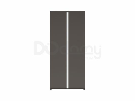 Шкаф BRW GRAPHIC S343 SZF2D/C-SZW Серый вольфрам, фото 1