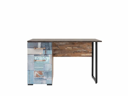 Письменный стол BRW DRAGO BIU1D1S Джинс, фото 1