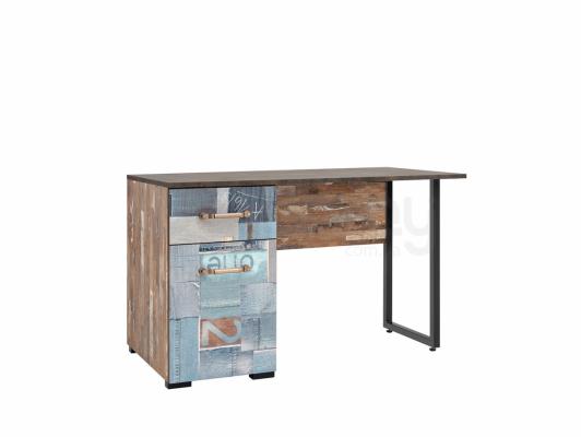 Письменный стол BRW DRAGO BIU1D1S Джинс, фото 2