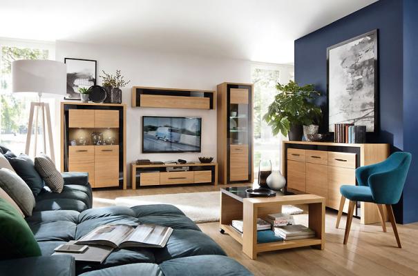 Книжный шкаф BRW AROSA REG2W, фото 3