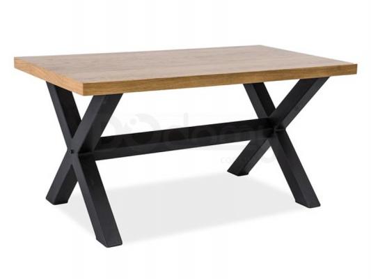 Журнальний столик SIGNAL XAVIERO B дуб/чорний, фото 1