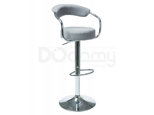 Барний стілець SIGNAL C-231 сірий тканевий, фото 1