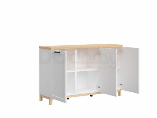 Комод BRW HAGA KOM3D Белый канадский / Польский дуб, фото 2