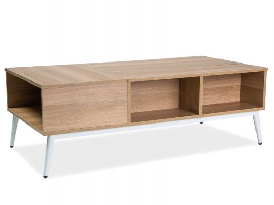 Журнальний столик SIGNAL ARRAS дуб білий, фото 1