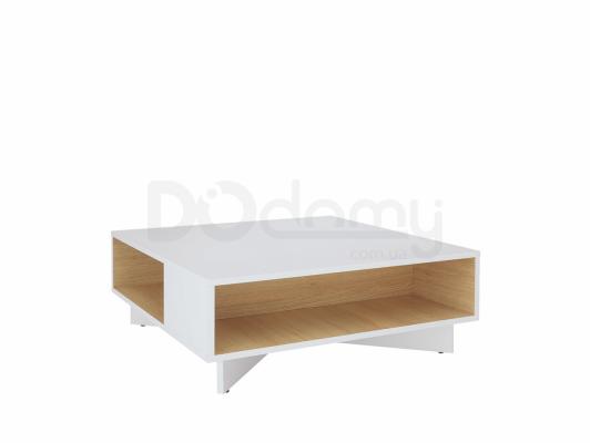Журнальный столик BRW MODAI LAW/3/8 Белый/Дуб польский, фото 2