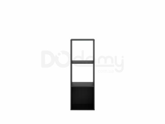 Книжкова шафа BRW MODAI REG/40/120 чорний, фото 1