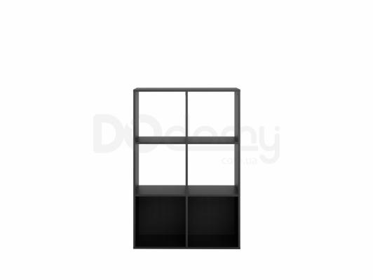 Книжкова полиця BRW MODAI REG/80/120 чорний, фото 1