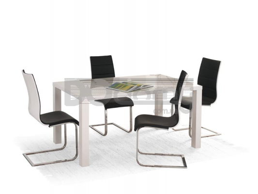 Стіл HALMAR RONALD 140-180 білий, фото 1