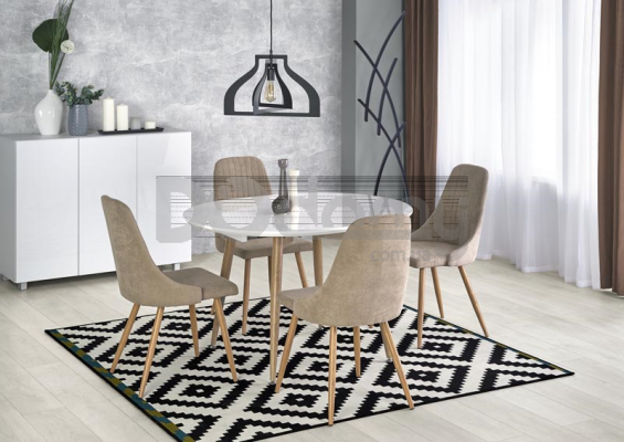 Стол HALMAR EDWARD Белый Сан ремо, фото 1