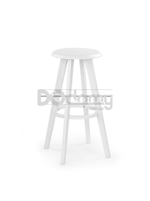 Стул барный HALMAR H-77 белый, фото 1