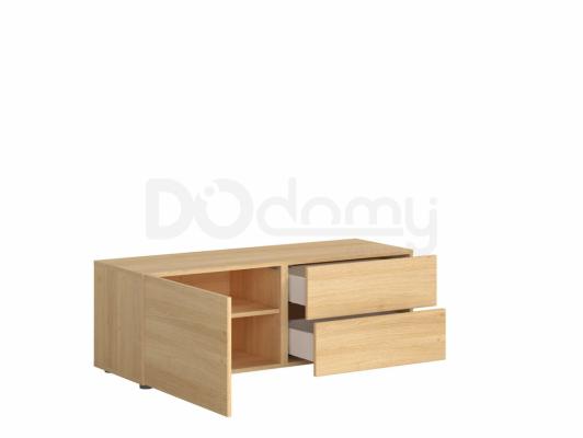 Тумба під телевізор BRW MODAI RTV1D2S/4/12 білий, фото 2