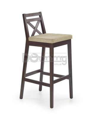 Барний стілець HALMAR Borys темний горіх, фото 1