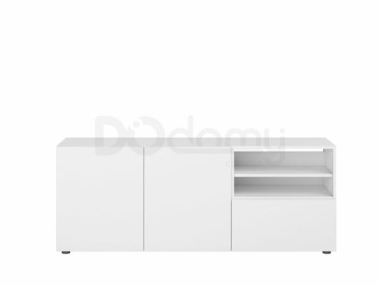 Тумба під телевізор BRW MODAI RTV2D1S/6/16_B білий, фото 1