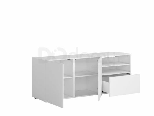 Тумба під телевізор BRW MODAI RTV2D1S/6/16_B білий, фото 2