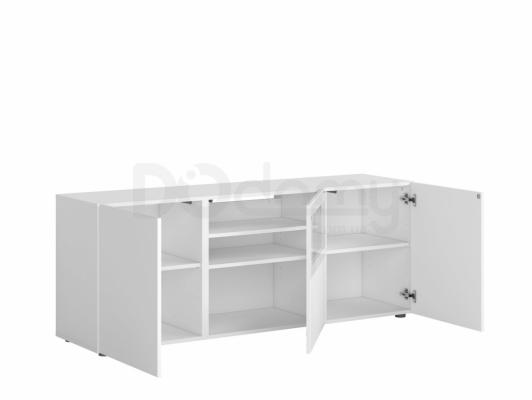 Тумба під телевізор BRW MODAI RTV2D1W/6/16 білий, фото 2