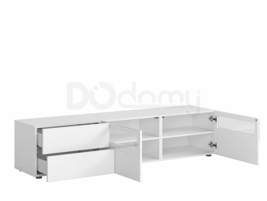 Тумба під телевізор BRW MODAI RTV2W2S/4/18 білий, фото 2