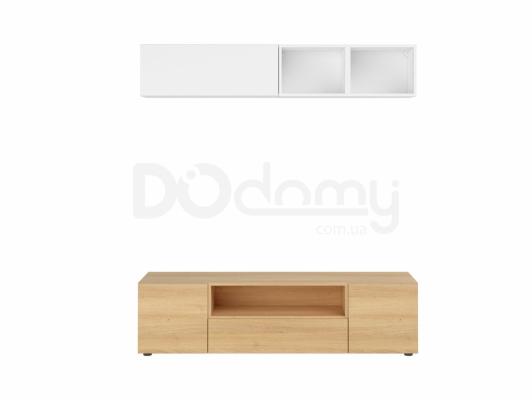 Комплект BRW под телевизор MODAI TV/160/40B Белый/Дуб польский, фото 1