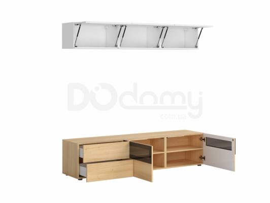 Комплект для телевизора BRW MODAI TV/180/40W Белый/Дуб польский, фото 2