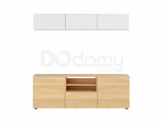 Комплект для телевизора BRW MODAI TV/180/60 Белый/Дуб польский, фото 1