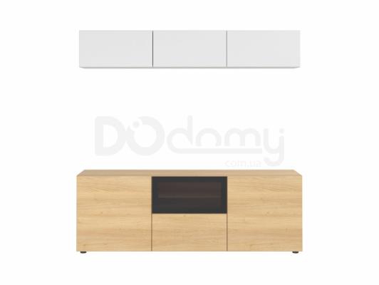 Комплект для телевизора BRW MODAI TV/180/60BW Белый/Дуб польский, фото 1