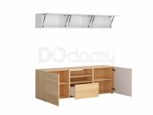 Комплект для телевизора BRW MODAI TV/180/60 Белый/Дуб польский, фото 2