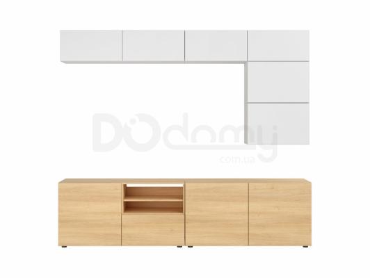 Комплект для телевізора BRW MODAI TV/240/60 білий/дуб польский, фото 1