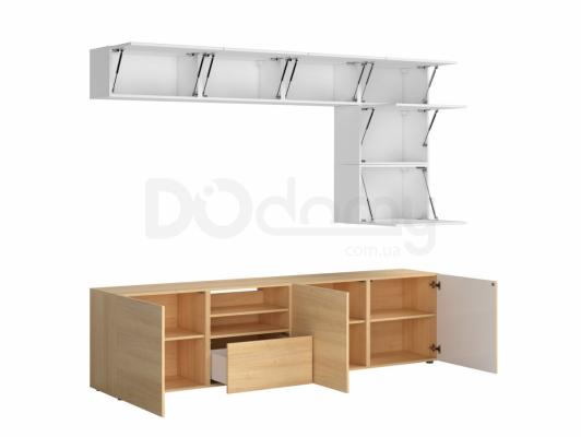 Комплект для телевізора BRW MODAI TV/240/60 білий/дуб польский, фото 2