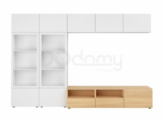 Комплект для телевизора BRW MODAI TV/300/40W Белый/Дуб польский, фото 1