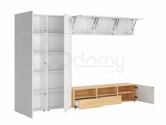 Комплект для телевізора BRW MODAI TV/300/40 білий/дуб польский, фото 2