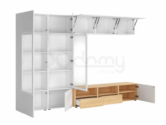 Комплект для телевизора BRW MODAI TV/300/40W Белый/Дуб польский, фото 2