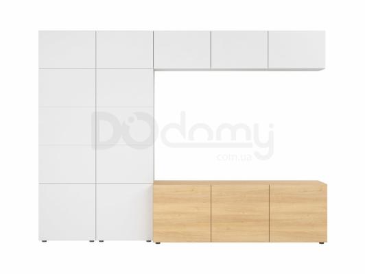 Комплект для телевизора BRW MODAI TV/300/60 Белый/Дуб польский, фото 1